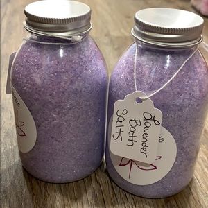 2 lavender bath salts 6oz each